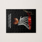 Basketball Inspirerend Citaat Inspire Spelers Legpuzzel (Horizontaal)