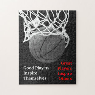 Basketball Inspirerend Citaat Inspire Spelers Legpuzzel