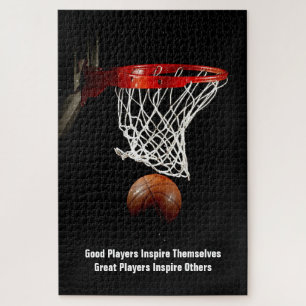 Basketball Inspirerend Citaat Inspire Spelers Legpuzzel
