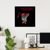 Basketball Inspirerend Citaat Inspire Spelers Poster (Thuiskantoor)