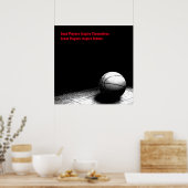 Basketball Inspirerend Citaat Inspire Spelers Poster (Keuken)