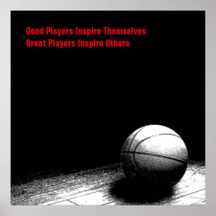 Basketball Inspirerend Citaat Inspire Spelers Poster