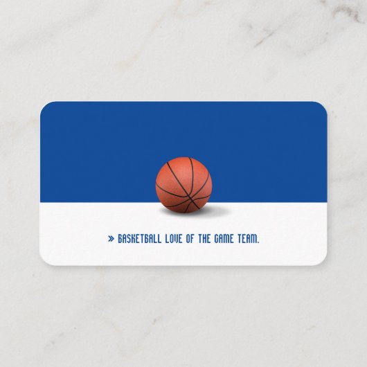 Basketball Instructor | Coach | Trainer Business C Visitekaartje (Achterkant)