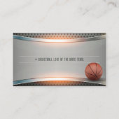 Basketball Instructor | Coach | Trainer Visitekaartje (Achterkant)