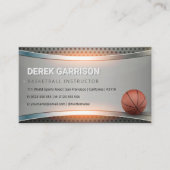Basketball Instructor | Coach | Trainer Visitekaartje (Voorkant)