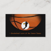 Basketball Instructor | Coach | Trainer Visitekaartje (Achterkant)