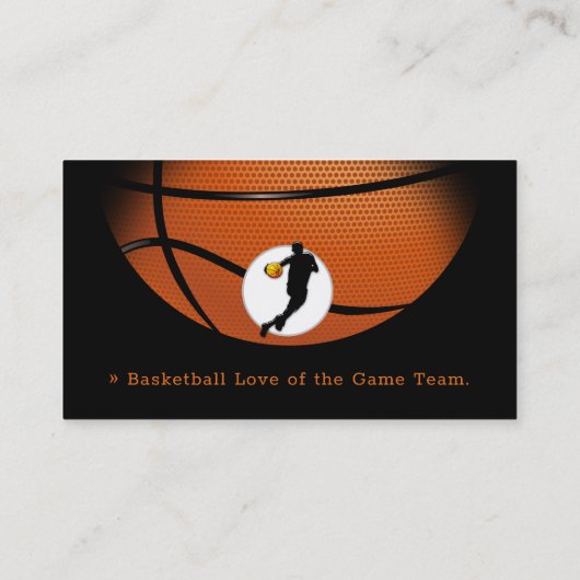 Basketball Instructor | Coach | Trainer Visitekaartje (Achterkant)