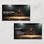 Basketball Instructor | Coach | Trainer Visitekaartje (Voorkant / Achterkant)