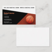 Basketball Instructor | Coach | Trainer Visitekaartje (Voorkant / Achterkant)