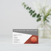 Basketball Instructor | Coach | Trainer Visitekaartje (Staand voorkant)