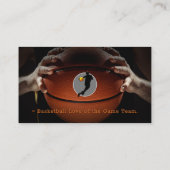 Basketball Instructor | Coach | Trainer Visitekaartje (Achterkant)