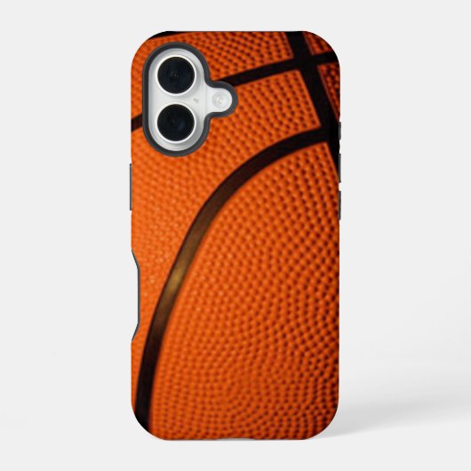 Basketball iPhone 16 Hoesje (Achterkant)
