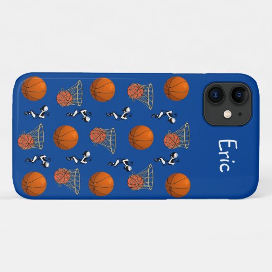 Basketball Iphone-draagtas Case-Mate iPhone Case (Achterkant (horizontaal))