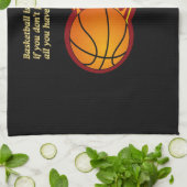 Basketball is als handdoeken voor fotografie  (Gevouwen)