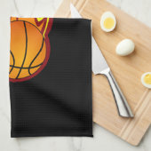 Basketball is als handdoeken voor fotografie  (Quarter Fold)