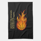 Basketball is als handdoeken voor fotografie  (Verticaal)