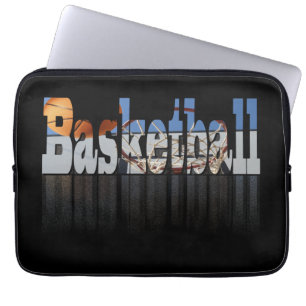 Basketball is de beste game, laptophoes laptop sleeve