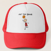 Basketball is gewoon te goed tshirts en cadeaus trucker pet (Voorkant)