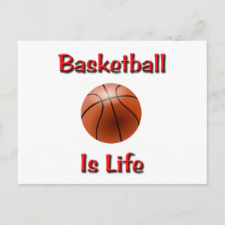 Basketball is het leven briefkaart