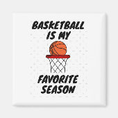 Basketball is mijn favoriete seizoen 8 magneet (Voorkant)