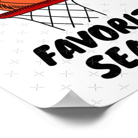 Basketball is mijn favoriete seizoen 8 poster (Hoek)