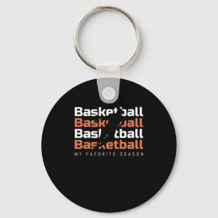 Basketball is mijn favoriete Seizoen Basketball Sleutelhanger