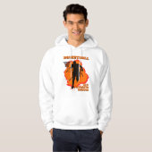 Basketball is mijn favoriete seizoen hoodie (Voorkant volledig)