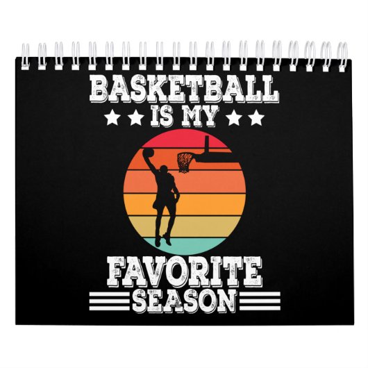 Basketball is mijn favoriete seizoen kalender (Hoes)