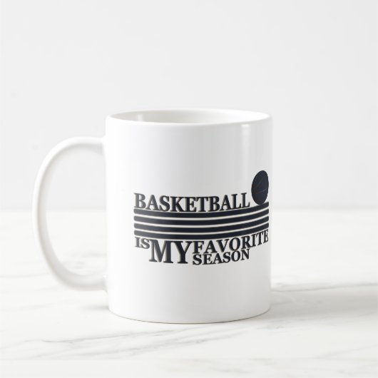 Basketball is mijn favoriete seizoen koffiemok (Links)