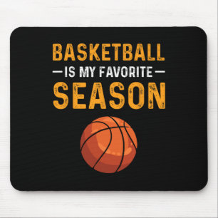 Basketball is mijn favoriete seizoen muismat
