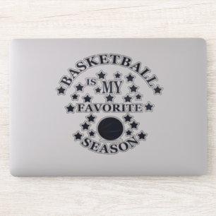 Basketball is mijn favoriete seizoen sticker