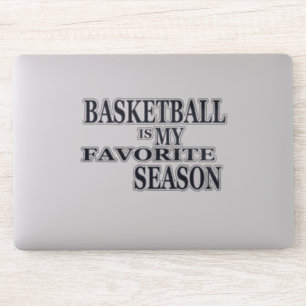Basketball is mijn favoriete seizoen sticker