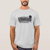 Basketball is mijn favoriete seizoen t-shirt (Voorkant)