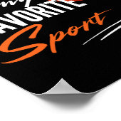 Basketball is mijn favoriete sport poster (Hoek)