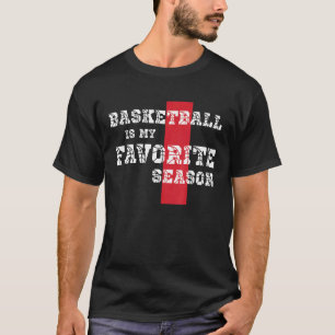 Basketball is mijn favoriete sportjongens meisjes t-shirt