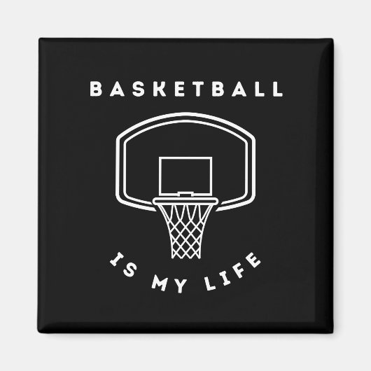 Basketball is mijn sport magneet (Voorkant)