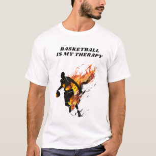 Basketball is mijn therapie t-shirt