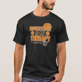 Basketball is mijn therapie t-shirt (Voorkant)