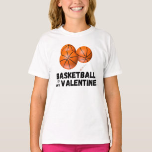 Basketball is mijn Valentijn Funny Valentijnsdag T-shirt