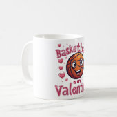 Basketball is mijn Valentijn Koffiemok (Voorkant links)