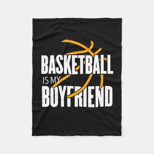 Basketball is mijn vriend fleece deken (Voorkant)