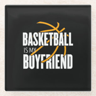 Basketball is mijn vriend glazen onderzetter