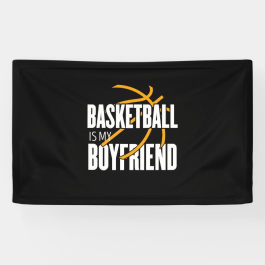 Basketball is mijn vriend spandoek (Horizontaal)