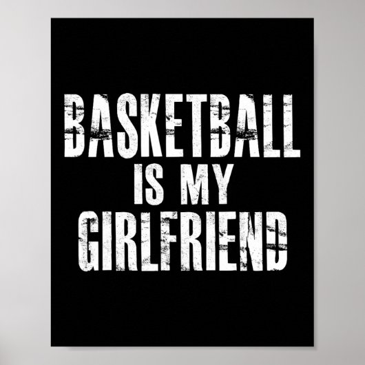 Basketball is mijn Vriendin Poster (Voorkant)