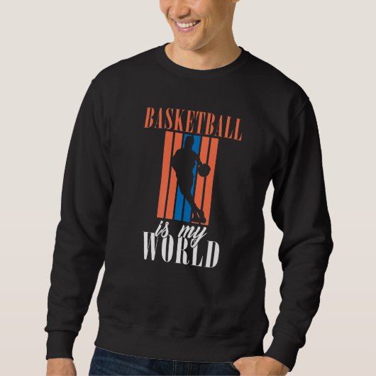 Basketball is mijn wereld trui (Voorkant)