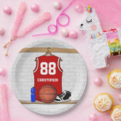 Basketball Jersey momento Papieren Bordje (Feest)