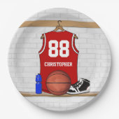 Basketball Jersey momento Papieren Bordje (Voorkant)