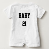 Basketball Jersey Romper (Achterkant)