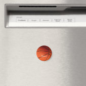 Basketball Jouw naam Aangepast Magneet (Insitu (Vaatwasser))