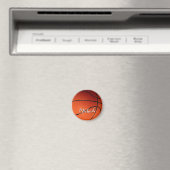 Basketball Jouw naam Aangepast Magneet (Insitu (Vaatwasser))